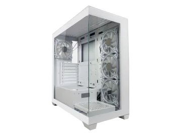 LC-Power Case Gaming 715W Midi-tower, ATX, 4x ARGB fan1x USB-C, 2x USB-A, White