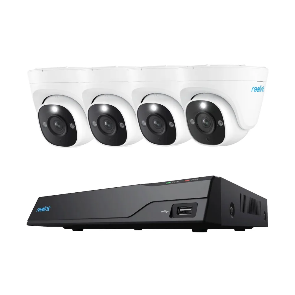 NVR snimač Reolink NVS8-12MD4 4k, 12MP, 8 kanalni NVR, 2TB HDD, 4x POE kamera