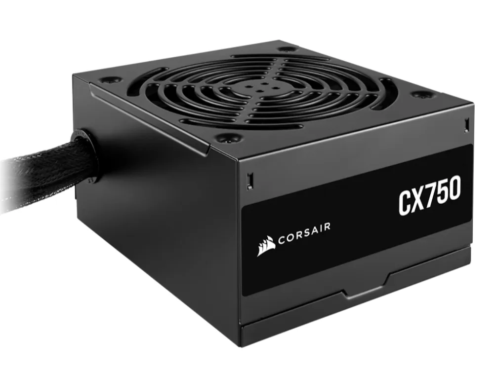 CORSAIR PSU 750W CX75080 PLUS, Bronze120mm Low-Noise fan, ATX
