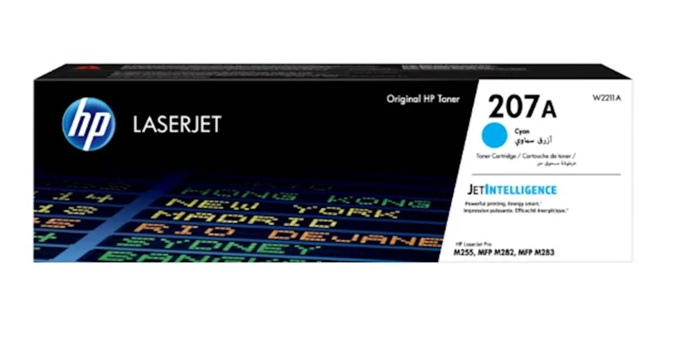 Toner HP 207A cyan