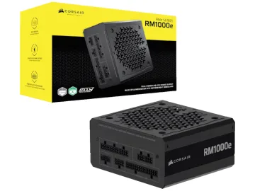 Corsair PSU 1000W RM1000eGold, Fully Modular, 12V-2x66xSATA, 3xPCIe, ATX 3.1, PCIe 5.1