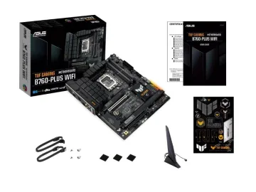 ASUS TUF GAMING B760-PLUS WIFI Intel B760;LGA 1700,4xDDR5 HDMI,DP;RAID;2.5Gb LAN;Wi-Fi 6E;ATX