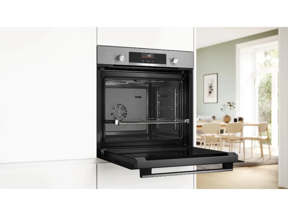 BOSCH pećnica  Serie 6| INOX, A+, AirFRY, EcoClean,Vodilica,AutoPilot 10,71L