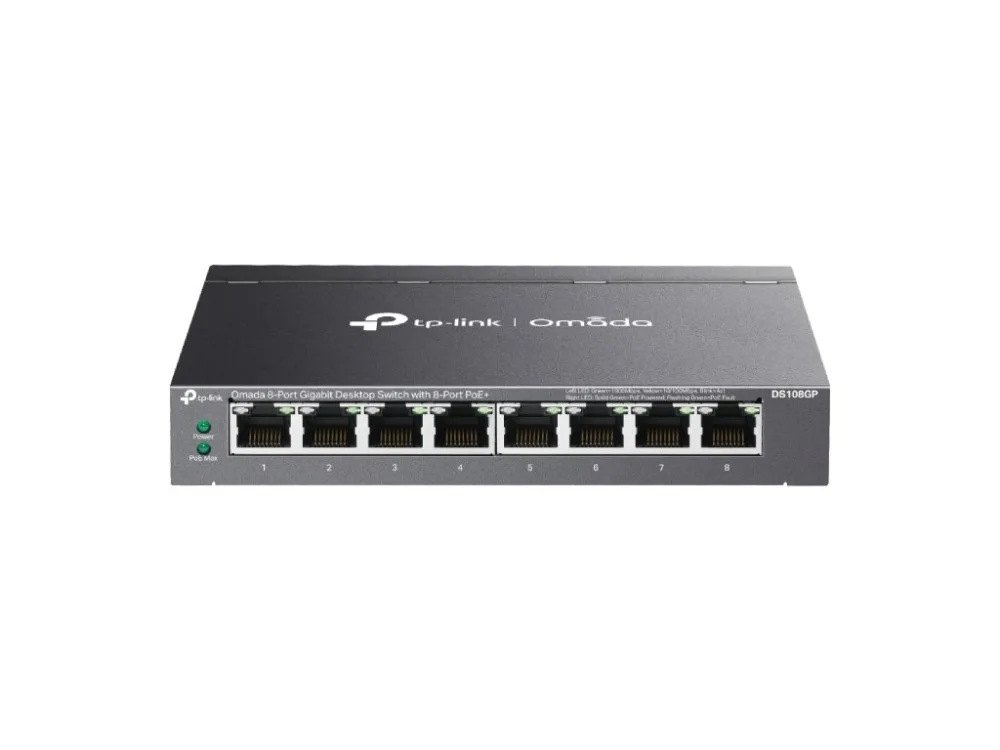 TP-Link DS108GP Omada 8-PortGigabit Desktop Switch