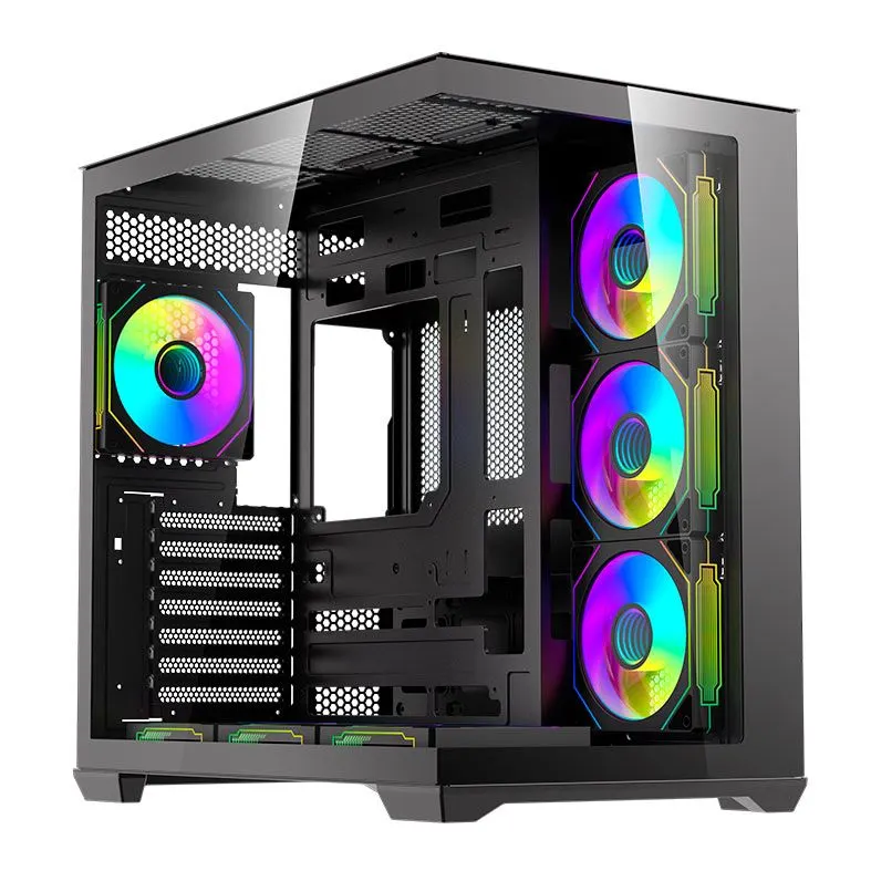 DARKFLASH AIGO C280 KUĆIŠTE CRNO ,7X ARGB VENTILATORA