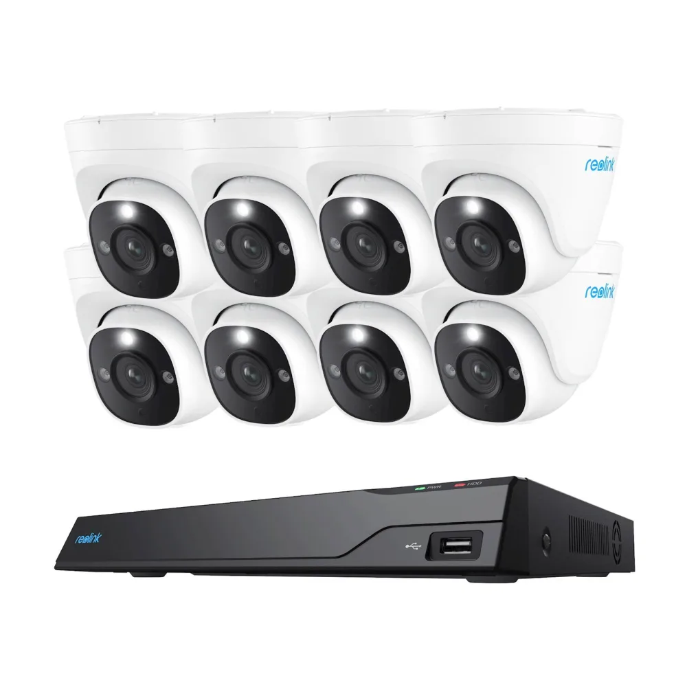 Reolink NVR snimač NVS16-8MD8 4K, 8MP, 16 kanalni NVR, 4TB HDD, 8x Kamera POE