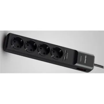CyberPower prenaponska zaštita, P0420SUD0, 4utičnice+2USB
