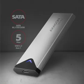 Axagon  Ladica M.2 SATA ->USB-C 3.2Gen1,42-80mm,EEM2-U3C