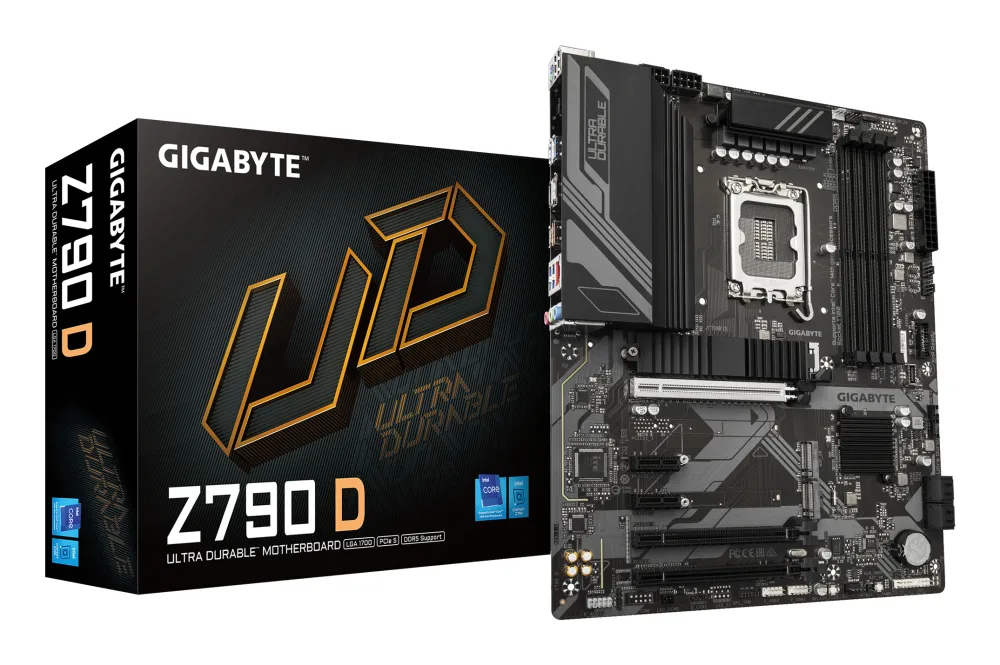 Gigabyte MB Z790 DLGA1700; 4xDDR5; 3xM.2; 4xSATA8xUSB; 1xDP, 1x HDMI, ATX