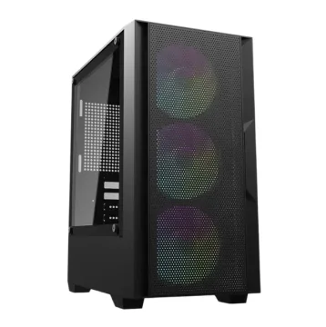 KUĆIŠTE DARKFLASH AIGO C195 MESH CRNO,4XARGB VENT