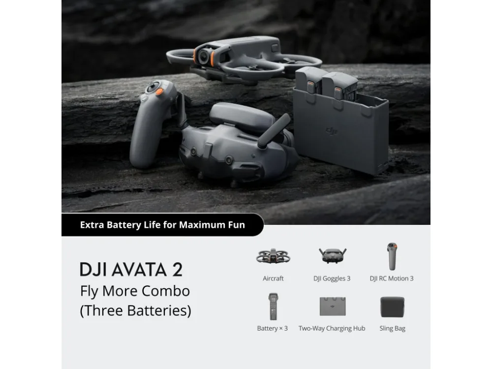 DJI Avata 2 Fly More Combo 3B(Three Batteries)NOVA CIJENA