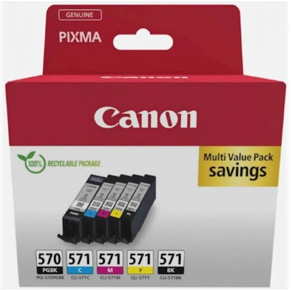 KOMPLET CANON PGI570/CLI571PGBK/C/M/Y/BK MULTI
