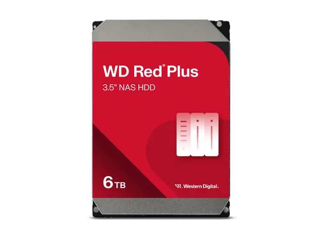 WD HDD 6TB Red Plus5400RPM 256MB