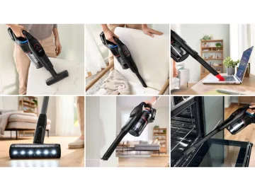 BOSCH Akumulatorski usisavačSerie 9 | UNLIMITED, CRNA1 Baterija, 60 minuta ECO  rada