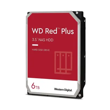 WD HDD 6TB Red Plus5400RPM 256MB