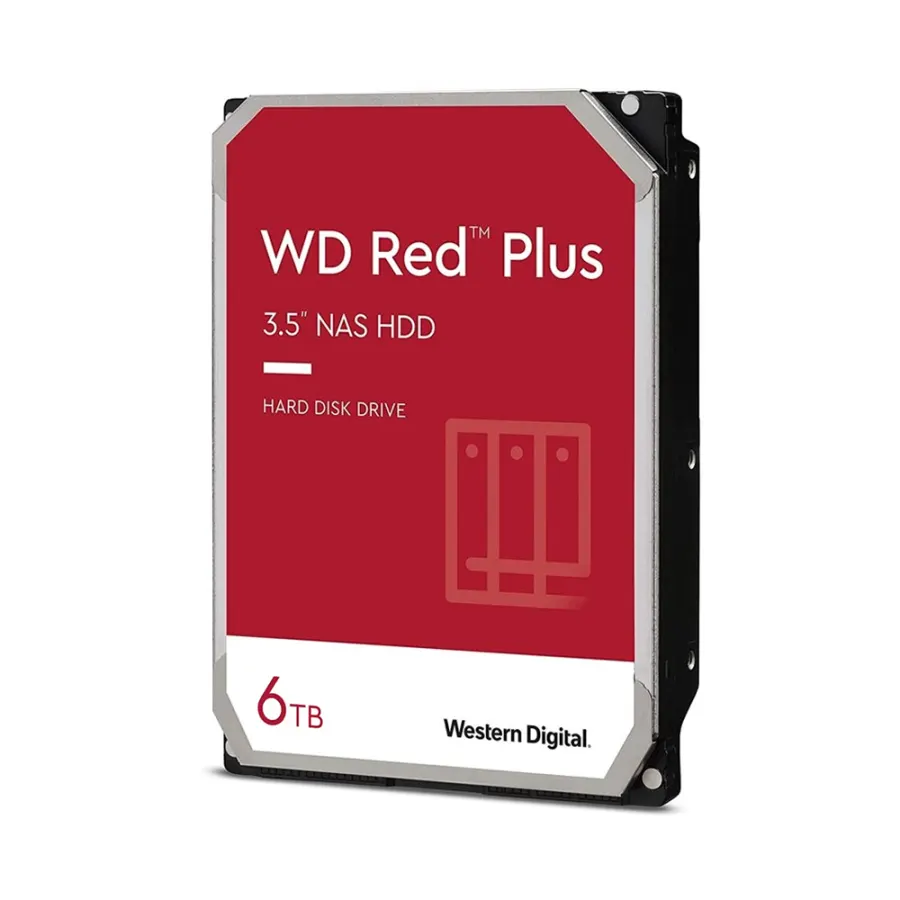 WD HDD 6TB Red Plus5400RPM 256MB