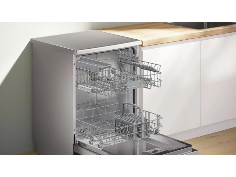 BOSCH perilica posuđa Serie 2| 60 CM,C, 13 setova, 9L,46dB,INOX, HomeConnect, 5 Programa, 4 pos fun