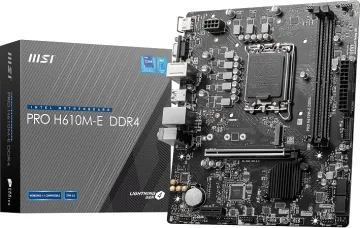 MSI PRO H610M-E DDR4  LGA 1700