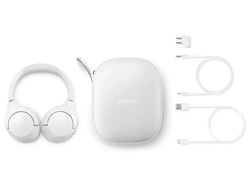 Philips TAH8506WT headphonesNoise Canceling Pro; bat do 60Upravljanje dodirom; BT u vise tačaka;