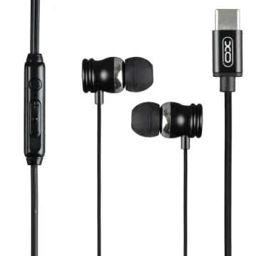 XO In-Ear Slušalice sa mikrofonom Type-C EP56 Black