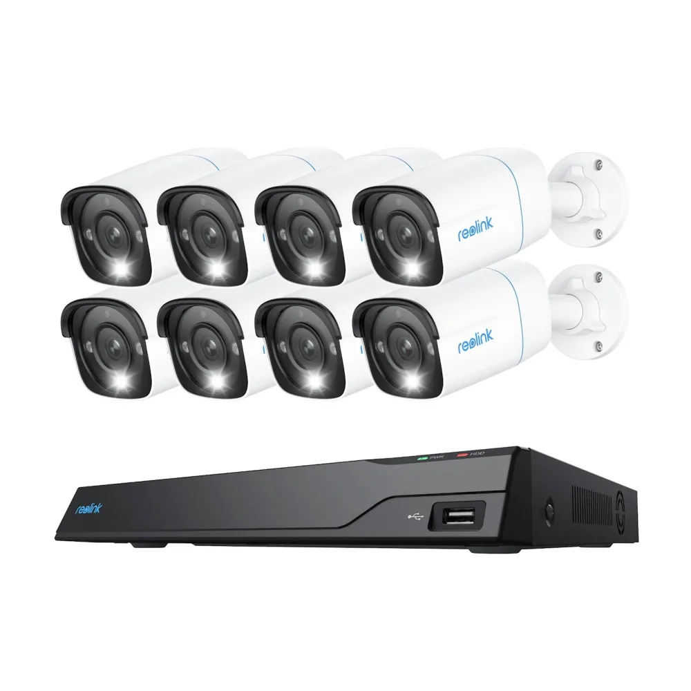 Reolink NVR snimač NVS16-12MB8 4K, 12MP, 16 kanalni NVR, 4TB HDD, 8x kamera POE