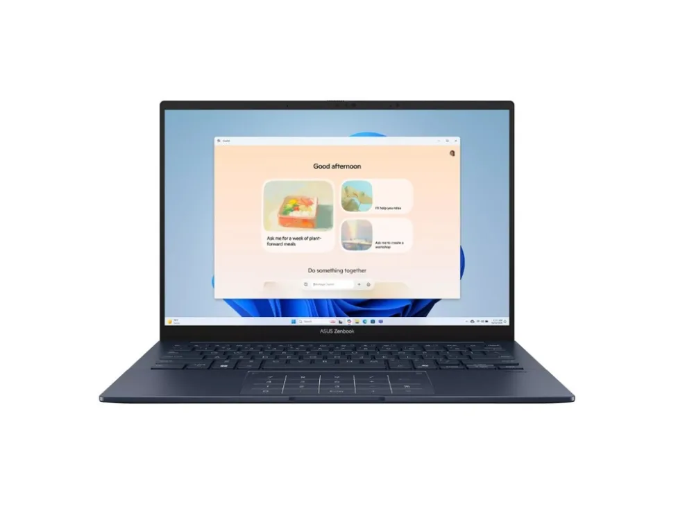top ASUS Zenbook 14 UX3405CA-STA1353 14"3K OLED 120Hz U7-255H 16C/16T 32GB DDR5 s1TB BACKLIT BLU 2Y