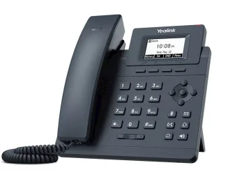 IP Telefon Yealink T30P, HD Voice tehnologija, 2,3” LCD ekran (132x64), 1 SIP korisnički račun, PoE