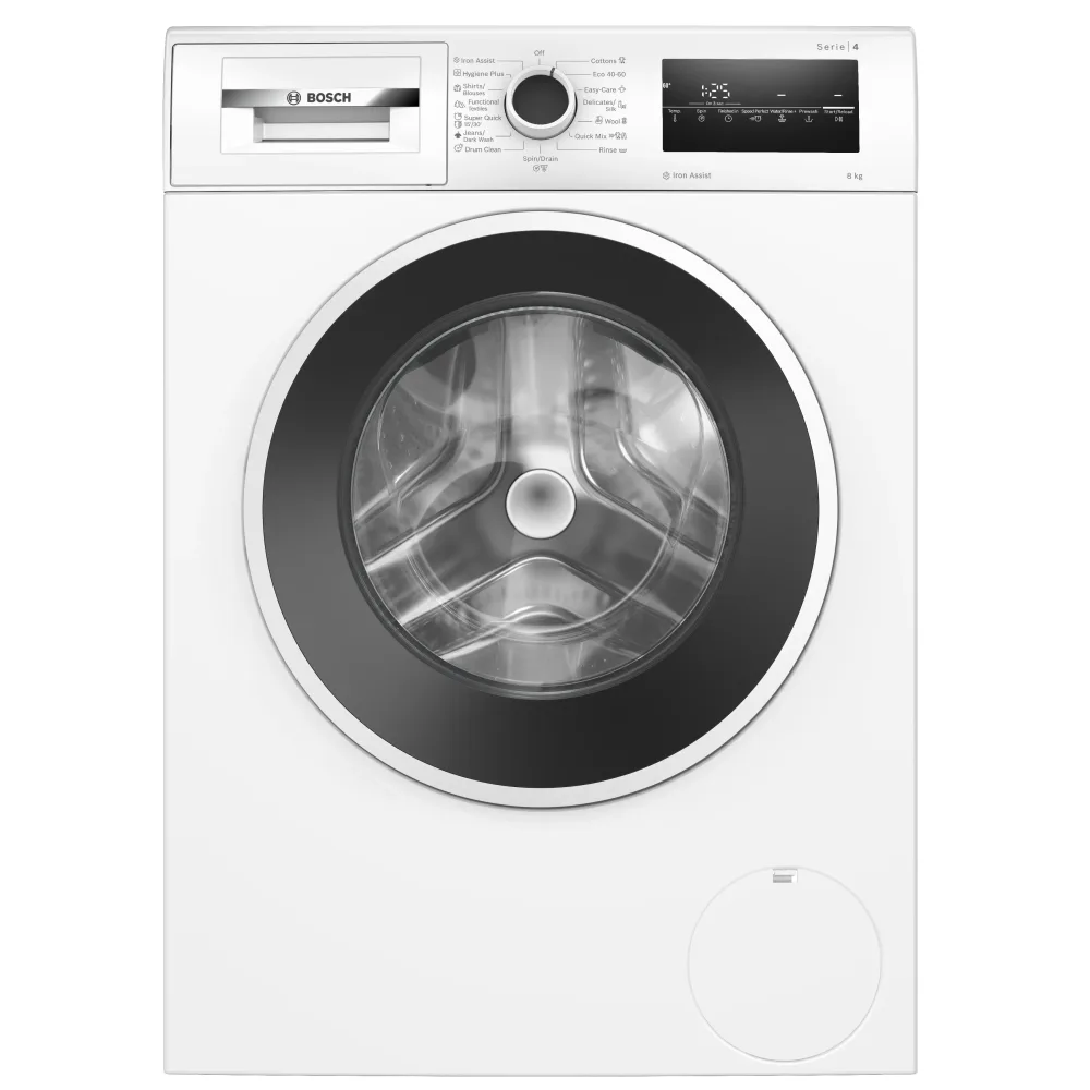 BOSCH Perilica rublja Serie 4| 8kg,1400rpm, Iron Assist,A,52/72dB,Kratki program 15/30`