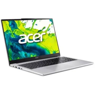 Acer Aspire Lite 15-45P-R3PJ; 15.6 FHD (1920x1080) FHD IPS AG, AMD Ryzen 7-5825u (2.0/4.5GHz Turbo, 8C/16T 16MB), 16GB DDR4 3200+ free slot, 1TB SSD m.2, Wi-Fi 6+BT 5.1, FHD Cam, Linux, Ligth Silver, 24m garancija