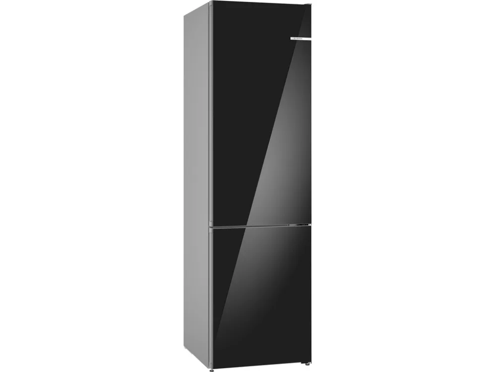 BOSCH Samostojeći Serie 6|Staklena vrata CRNA, NoFrost203X60; Perfect Fit,