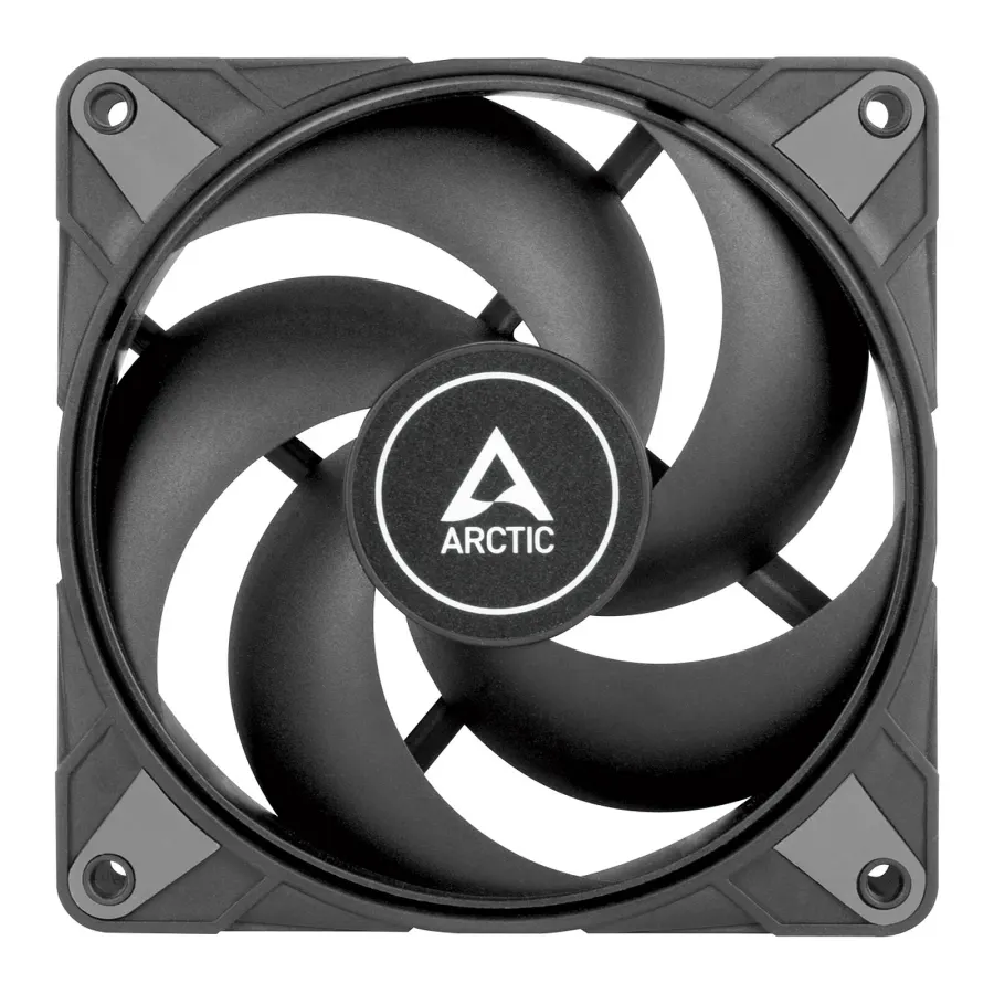 Arctic Case Fan P12 (Black) Pressure-optimised 120 mm