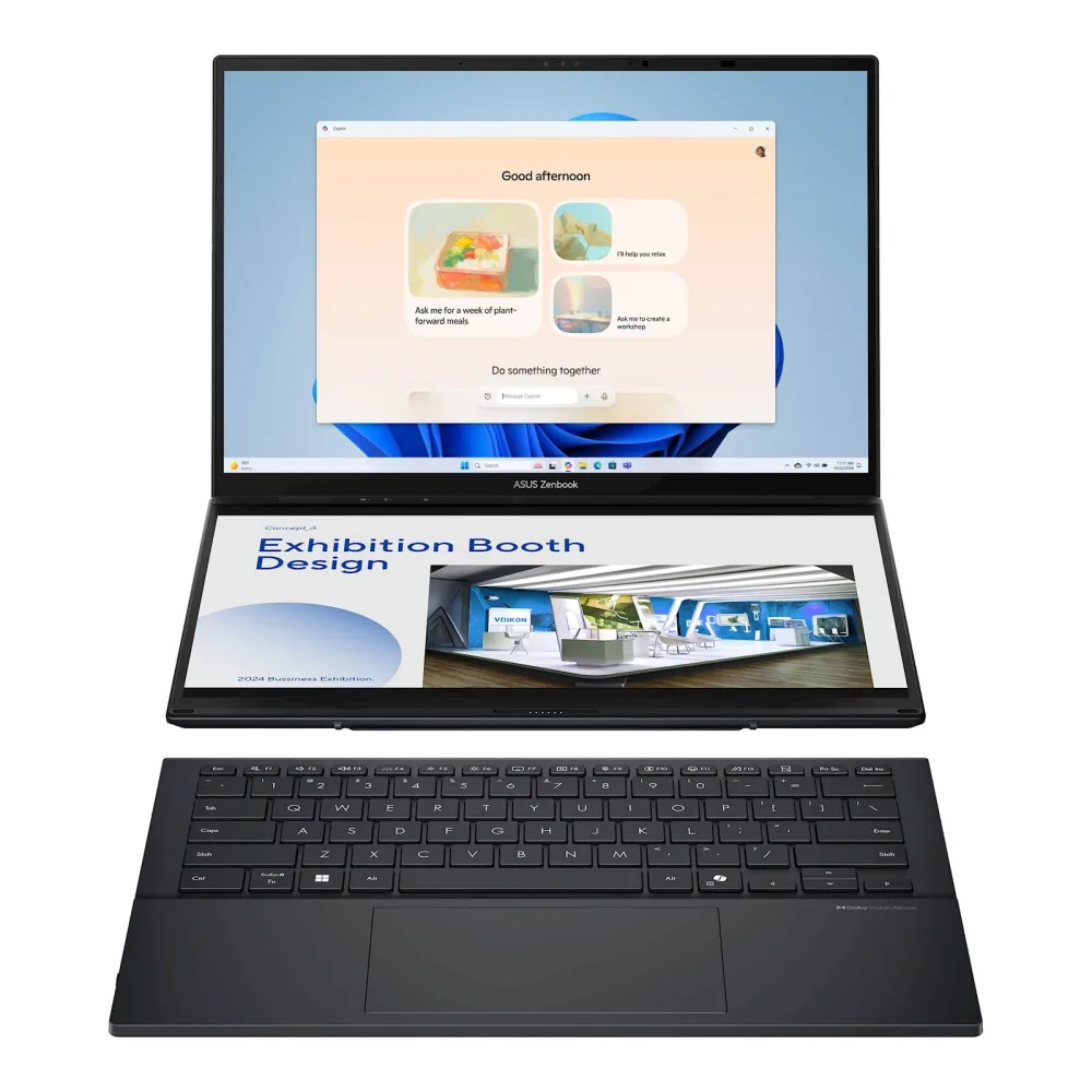 Laptop ASUS Zenbook Duo14 UX8406CA-PZ042X 14"3K OLED TOUCH 120Hz U9-285H 16C/16T 32GB DDR5 s2TB W11p