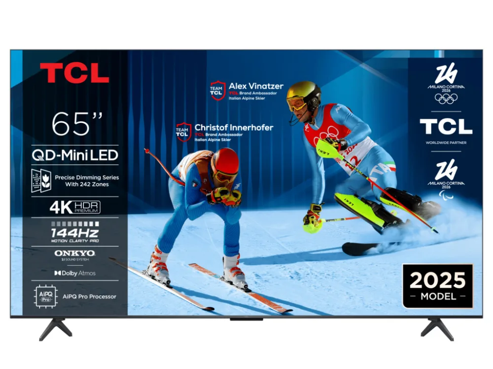 TCL TV 65C6K 4K QD-Mini LED TV144Hz Google TV; Game Master;Dolby Atmos; Onkyo 2.1; HDR Premium;
