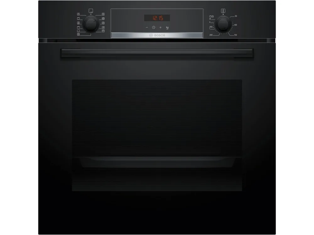 BOSCH pećnica  Serie 4| CRNA, A+, PIROLIZA, AutoPilot 10, 71 L, 7 programa