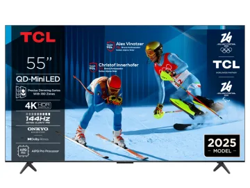 TCL 55"C6K 4K QD-Mini LED TV144Hz Google TV; Game Master;Dolby Atmos; Onkyo 2.1; HDR Premium;