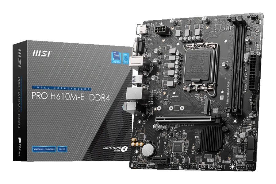 MSI PRO H610M-E DDR4 LGA 1700