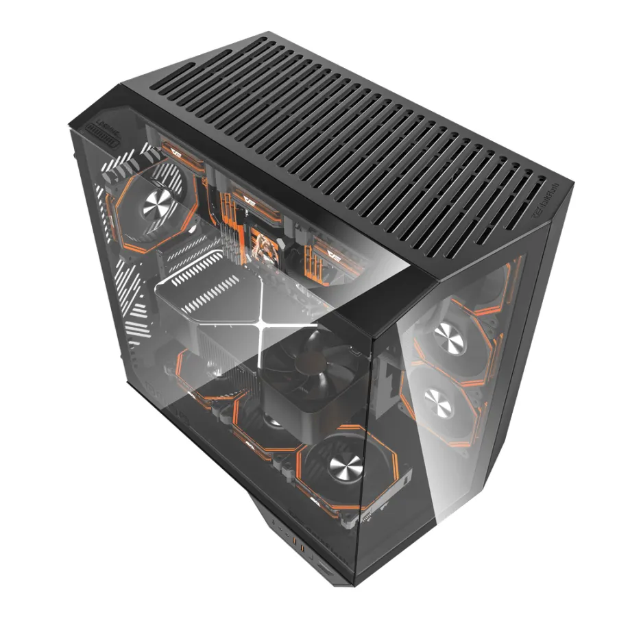 KUĆIŠTE DARKFLASH DY470BF KUCISTE,4X ARGB VENT